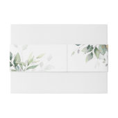 ユーカリプトゥスリーフ結婚式招待状ベリーバンド 招待状ベリーバンド (裏面例)