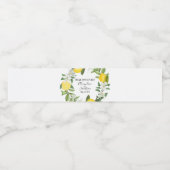 ユーカリプトゥスレモニーブライダルシャワーカップル結婚ズ ペットボトルラベル (シングルラベル)