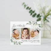 ユーカリプトゥス写真ベビーサンキューカード ポストカード (スタンド正面)