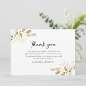 ユーカリプトゥス写真悔やみや弔慰葬儀 サンキューカード (スタンド正面)