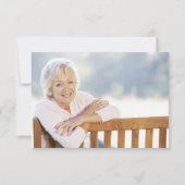 ユーカリプトゥス写真悔やみや弔慰葬儀 サンキューカード (裏面)