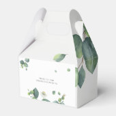 ユーカリプトゥス多肉植物性ブライダルシャワー フェイバーボックス (裏面サイド)