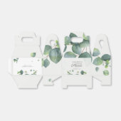 ユーカリプトゥス多肉植物性ブライダルシャワー フェイバーボックス (折り畳みなし)