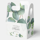 ユーカリプトゥス多肉植物性ブライダルシャワー フェイバーボックス (オープン)