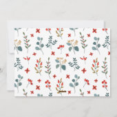 ユーカリプトゥス家族の写真メリークリスマス シーズンカード (裏面)