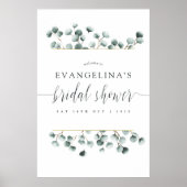 ユーカリプトゥス幾何ブライダルシャワーへようこそ ポスター (正面)