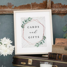 ユーカリプトゥス幾何学バラ金結婚箔のサイン