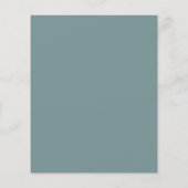 ユーカリプトゥス幾何学ブライダルルンチョン招待状 (裏面)