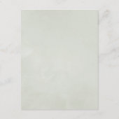 ユーカリプトゥス幾何結婚詳細 エンクロージャーカード (裏面)