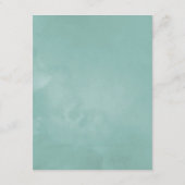 ユーカリプトゥス幾何結婚詳細 エンクロージャーカード (裏面)