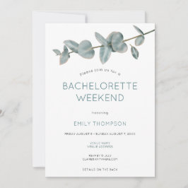 ユーカリプトゥス旅程バチェロレッテ週末 招待状