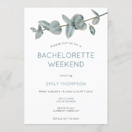 ユーカリプトゥス旅程バチェロレッテ週末 招待状