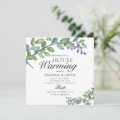 ユーカリプトゥス書道引っ越し祝いパーティー 招待状 (スタンド正面)