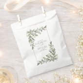 ユーカリプトゥス植物セージ結婚グリーン フェイバーバッグ (クリップ留めされた状態)