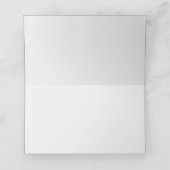 ユーカリプトゥス水カラー葉金ゴールド座席表 プレイスカード (内部開封)