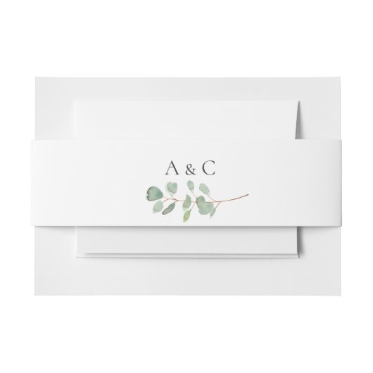 ユーカリプトゥス結婚ブランチ 招待状ベリーバンド (正面例)