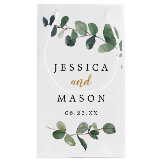 ユーカリプトゥス結婚ホテルズ抱き枕 スモールペーパーバッグ (裏面)