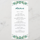 ユーカリプトゥス結婚ミニマル メニュー (正面)