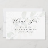 ユーカリプトゥス結婚写真 サンキューカード (正面)