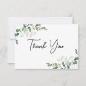 ユーカリプトゥス結婚写真 サンキューカード (正面)