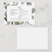 ユーカリプトゥス葉キャッシュバー&シャトルバス エンクロージャーカード (正面/裏面)