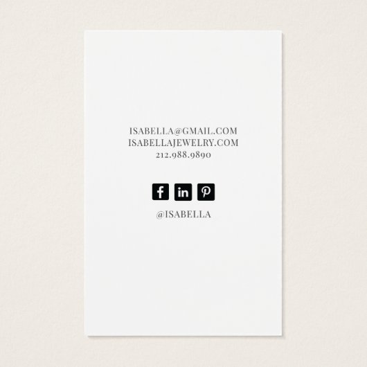 ユーカリプトゥス葉ネックレスジュエリーディスプレイ (裏面)