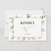 ユーカリプトゥス2食選結婚択 出欠カード (正面)