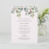 ユーカリプトゥス&ピンクローズトゥーヴェンシブッテッズブッパープル 招待状 (スタンド正面)