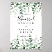 ユーカリプラーサルディナーウェルカムサイン ポスター (正面)