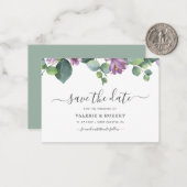 ユーカリプループルフローラ吸汁日付を保存 ノートカード (正面/裏面インサイチュ)