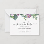 ユーカリプループルフローラ吸汁日付を保存 ノートカード (正面)