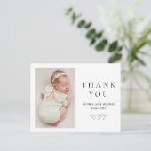 ユーカリベビーサンキューカードと写真 ポストカード (スタンド正面)