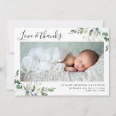 ユーカリベビー写真 案内状 (正面)