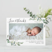 ユーカリベビー写真 案内状 (スタンド正面)