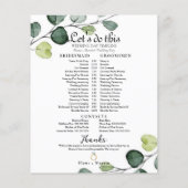 ユーカリミニマルの結婚ブライダル時間 (裏面)