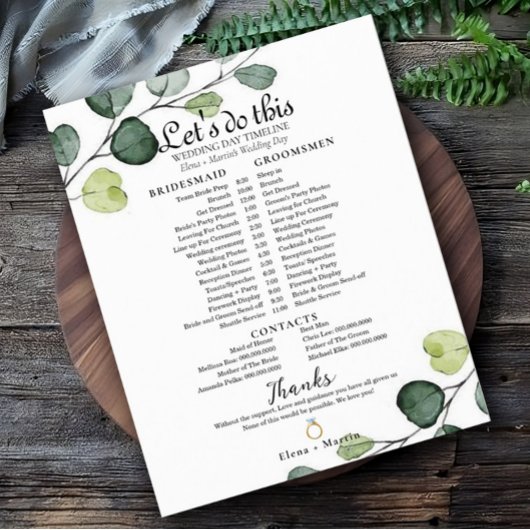 ユーカリミニマルの結婚ブライダル時間