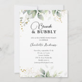 ユーカリミニマルプスブライダルシャワー 招待状 (正面)