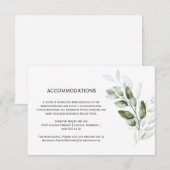 ユーカリミニマルプタンカード 招待状 (正面/裏面)