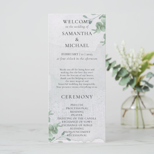 ユーカリミニマルプモダンラ結婚グラム メニュー (スタンド正面)