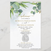 ユーカリミニマル結婚式 プログラム (正面)