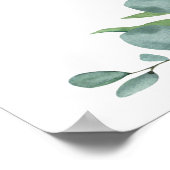 ユーカリメモリアル写真 愛する人の記憶に 葬儀 ポスター (角)