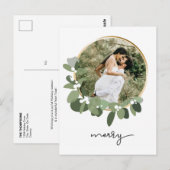 ユーカリメリーリース新着写真クリスマス ポストカード (正面/裏面)