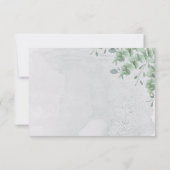 ユーカリモダンウェディングの宿泊施設詳細 出欠カード (裏面)