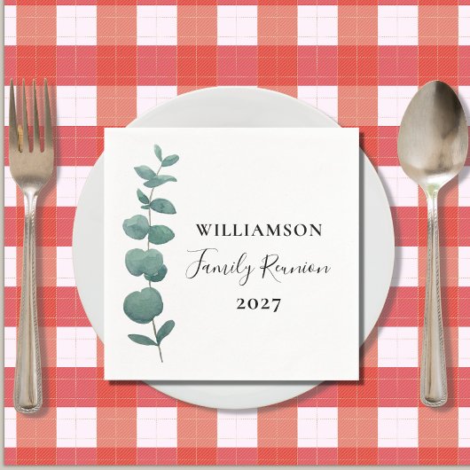 ユーカリモダンエレガントプタスファミリー懇親会 スタンダードカクテルナプキン