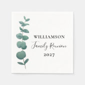 ユーカリモダンエレガントプタスファミリー懇親会 スタンダードカクテルナプキン (正面)