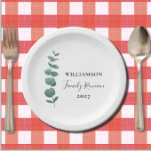 ユーカリモダンエレガントプタスファミリー懇親会 ペーパープレート