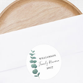 ユーカリモダンエレガントプタスファミリー懇親会 ラウンドシール