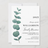 ユーカリモダンエレガントプタスファミリー懇親会 招待状 (正面)