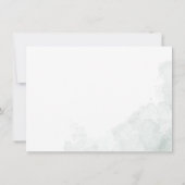 ユーカリモダンエレガントプタスブライダルシャワー 招待状 (裏面)