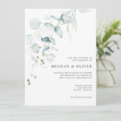 ユーカリモダンエレガントー植栽 招待状 (スタンド正面)